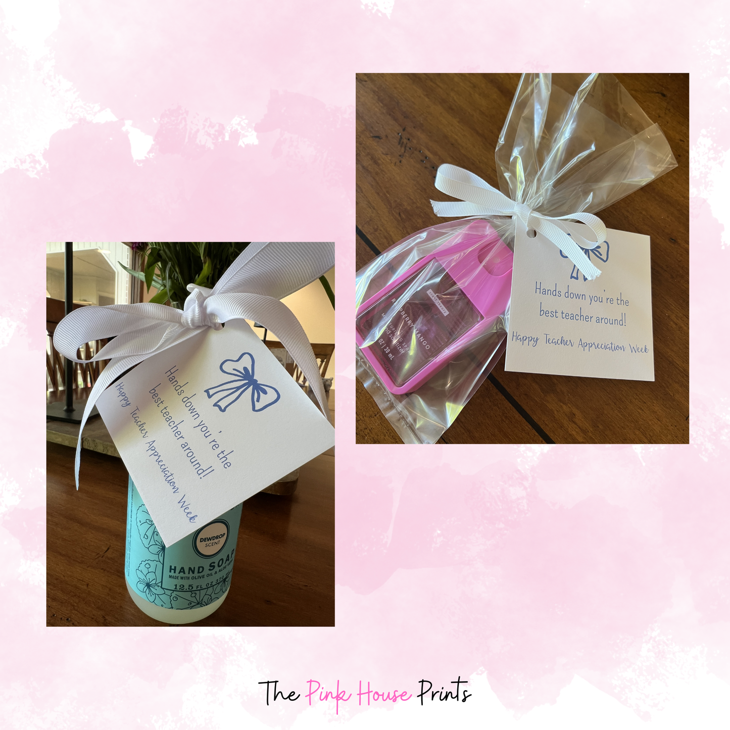 Hands Down Teacher Thank You Gift Tag
