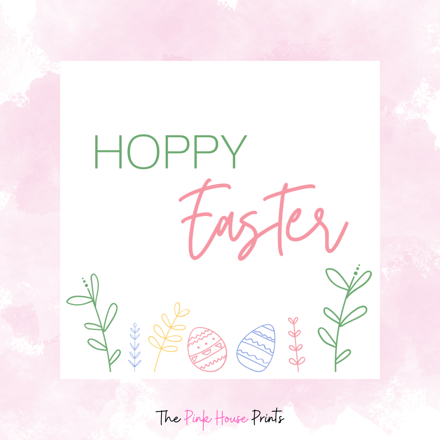 Hoppy Easter Gift Tag