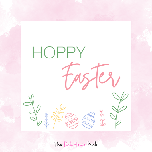 Hoppy Easter Gift Tag